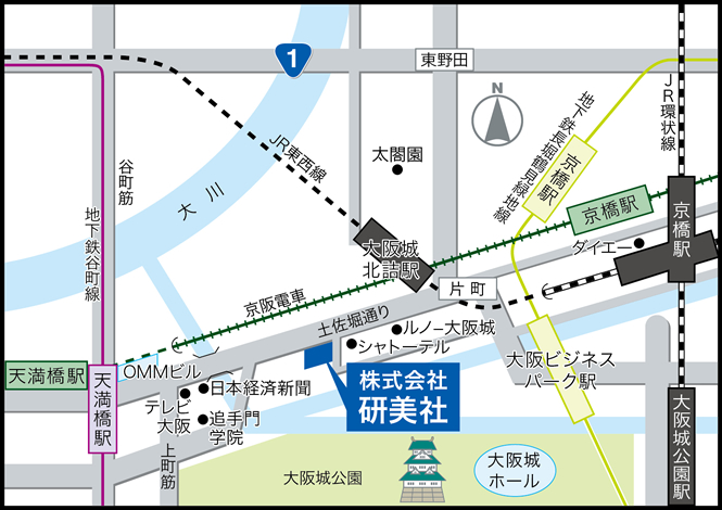 大阪地図の画像